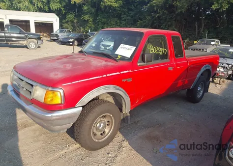 1996 Ford Ranger Super Cab из США, поврежденный, VIN 1FTCR15U2TTA22251